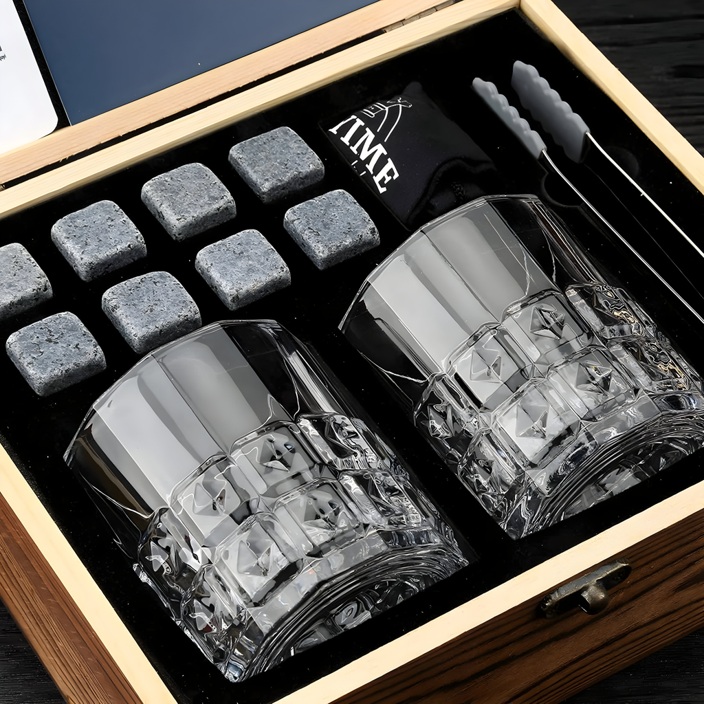 Coffret de Verre à Whisky