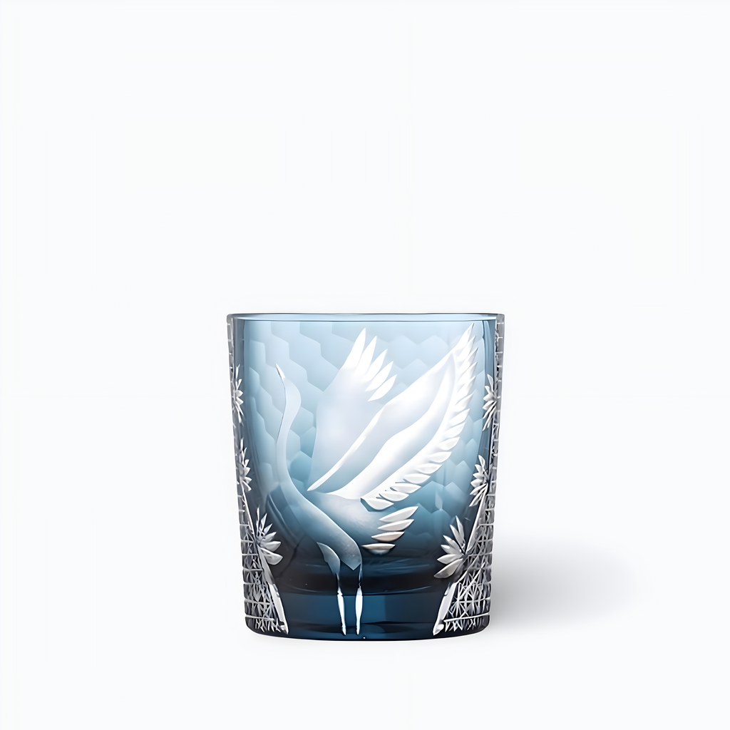 Verre à Whisky Edo Kiriko Cristal Coloré