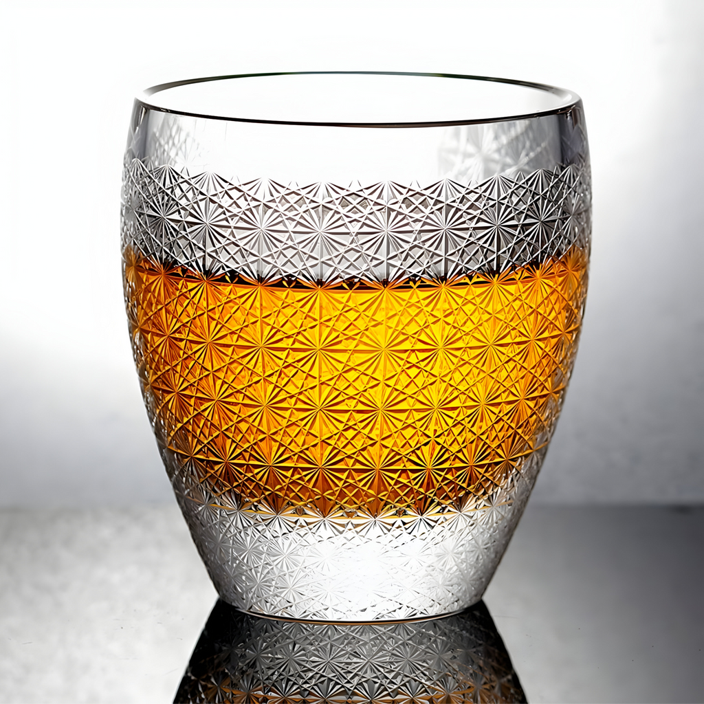 Verre à Whisky Gravé Ciselé Edo Kiriko