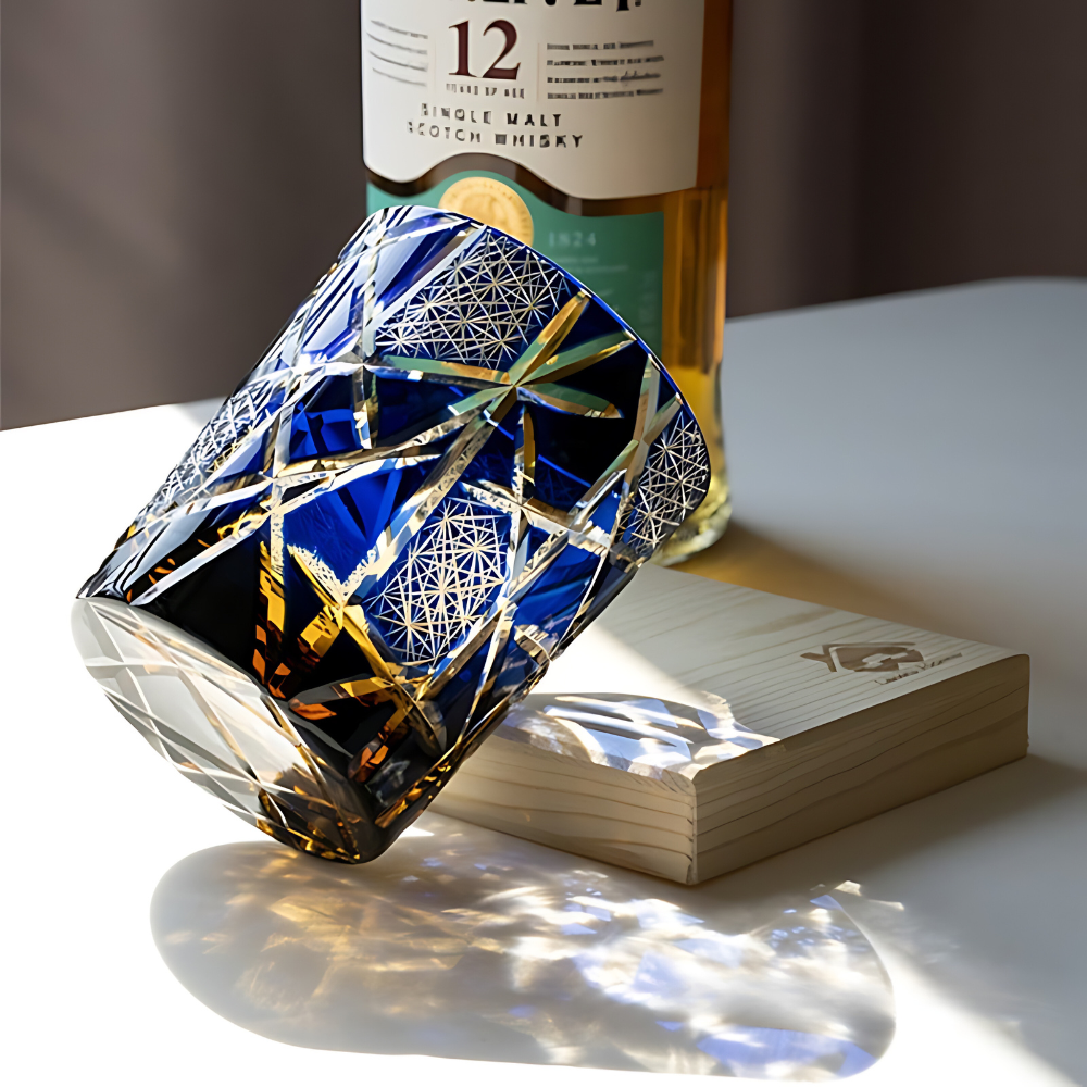 Verre à Whisky Edo Kiriko Gravé