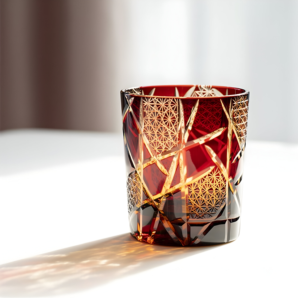 Verre à Whisky Edo Kiriko Gravé