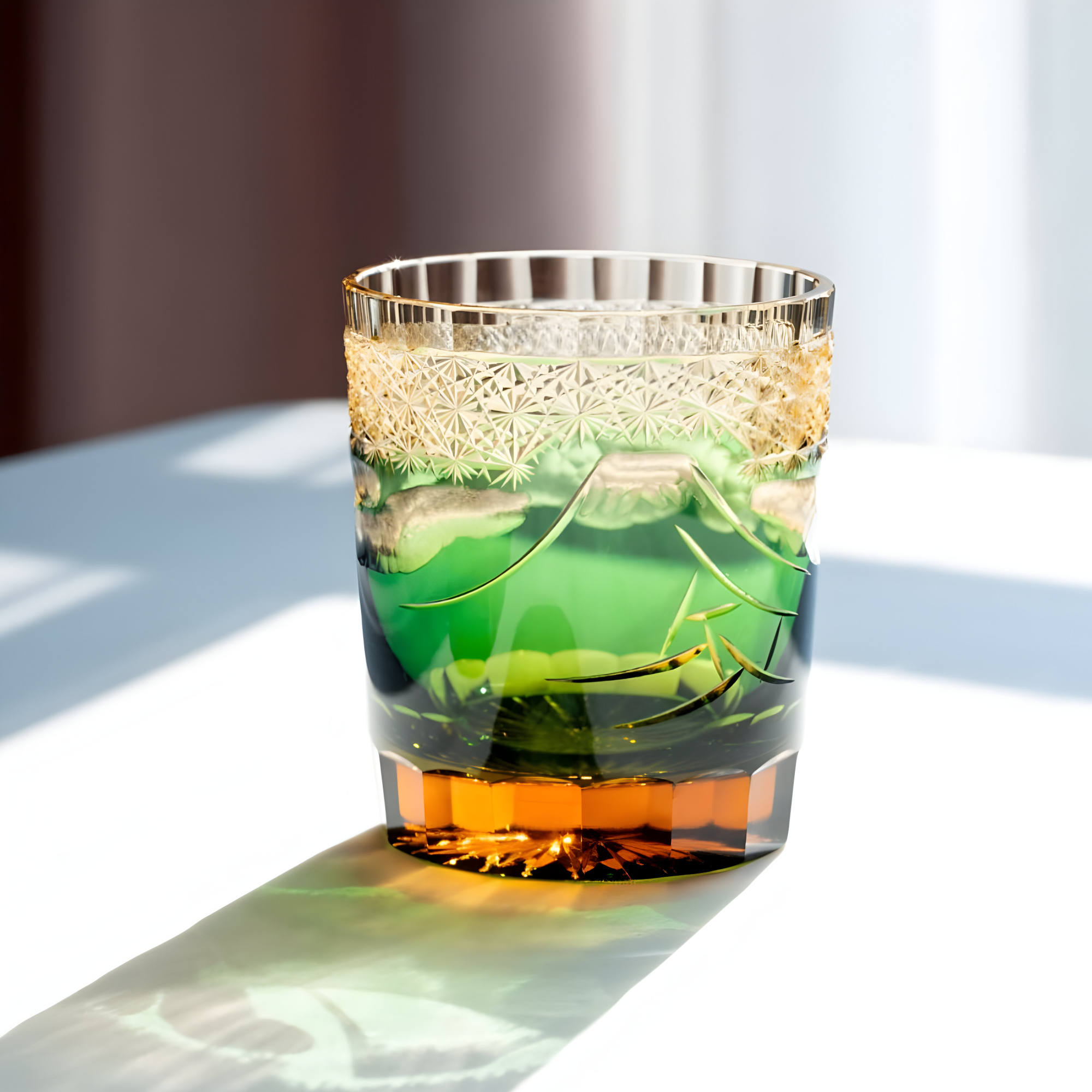 Verre à whisky Motifs Japonais Edo Kiriko