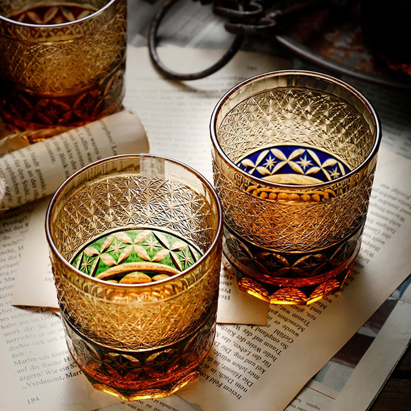 Verre Ancien Coloré