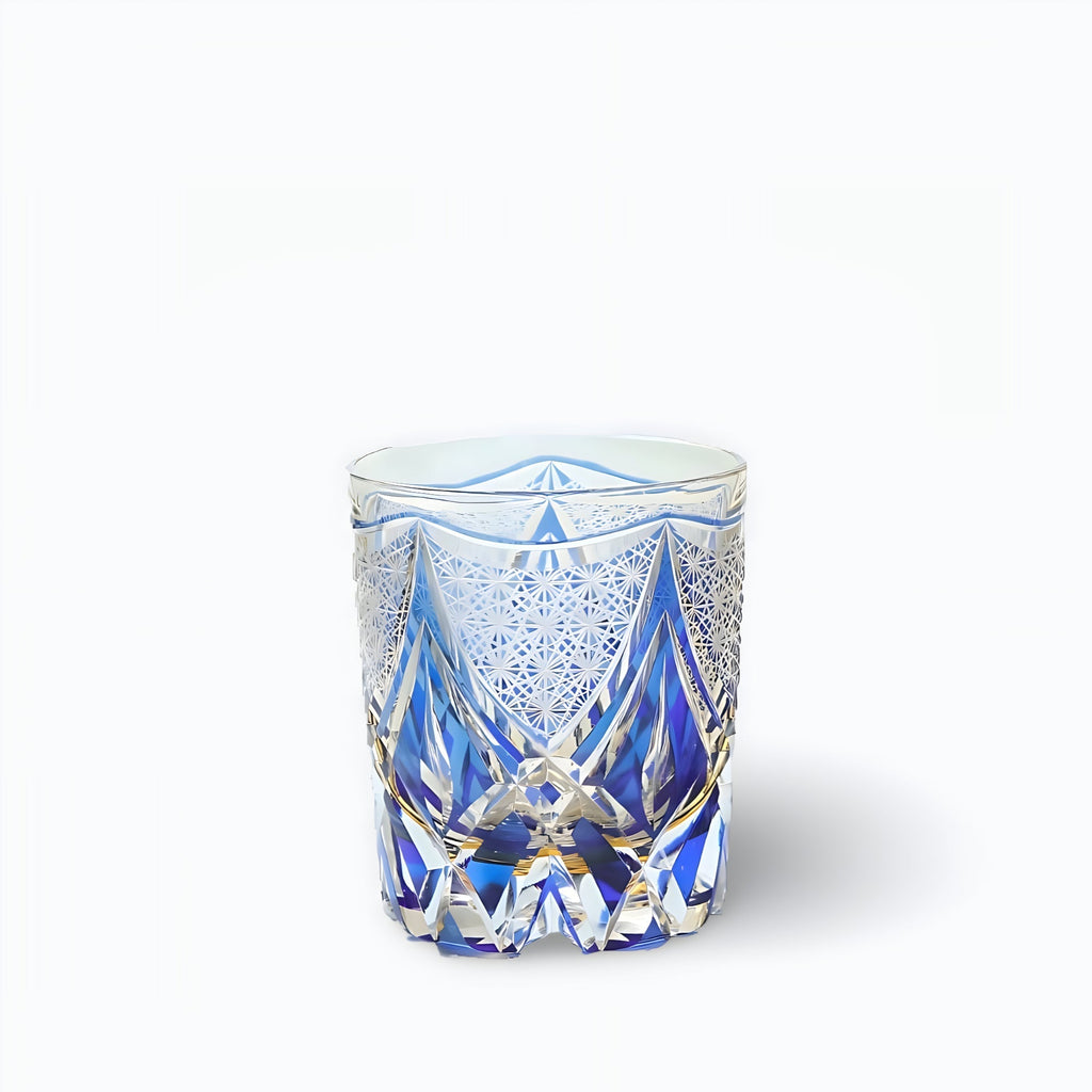 Verre Bleu Ancien