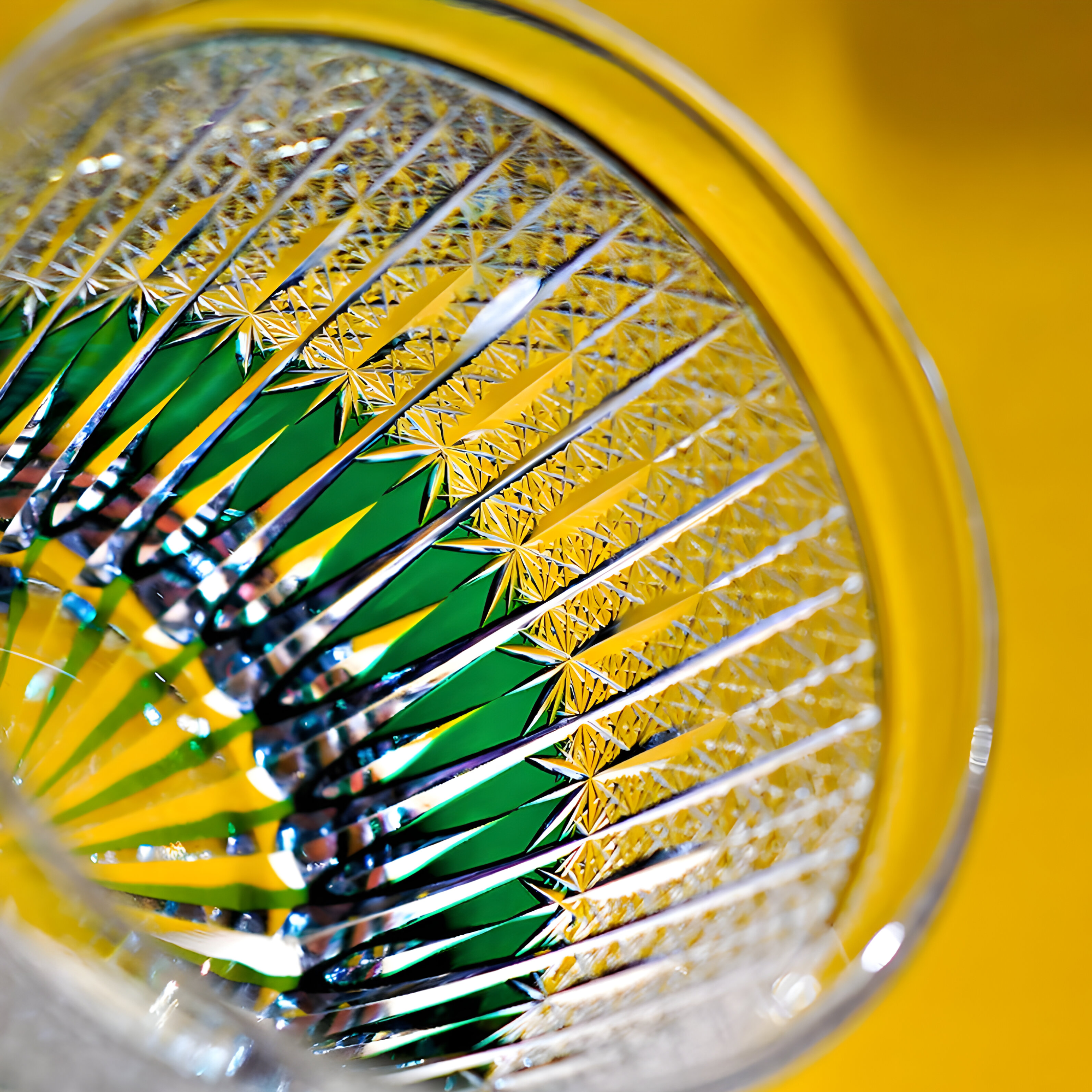 Verre Strié Coloré