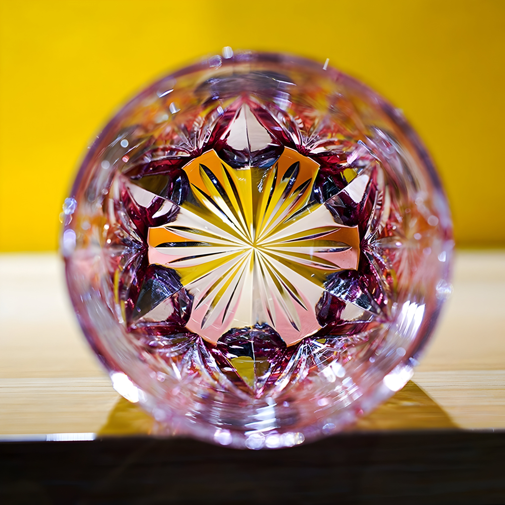 Verre à Whisky Motifs à Losanges